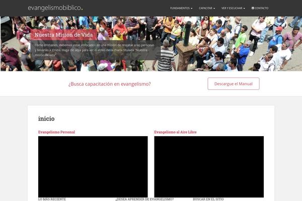 evangelismobiblico.com site used Metrolo