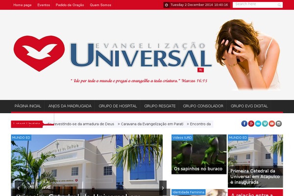 SaladMag theme site design template sample