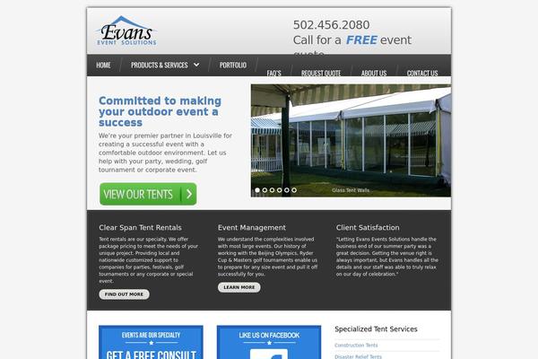 Born theme site design template sample
