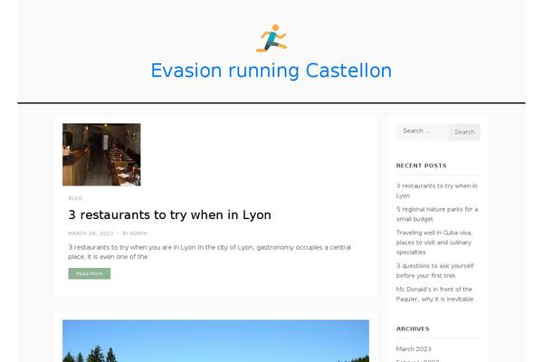 evasionrunningcastellon.com site used Promos-blog