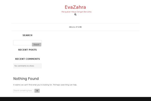 evazahra.com site used WP Minimalist