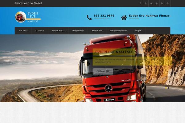Movers Packers theme site design template sample