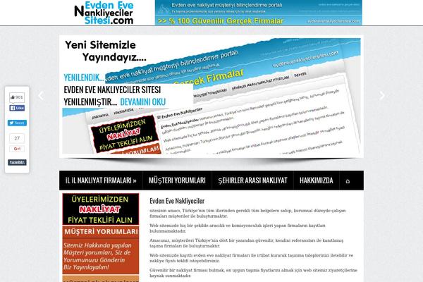 evdenevenakliyecilersitesi.com site used Nakliyat