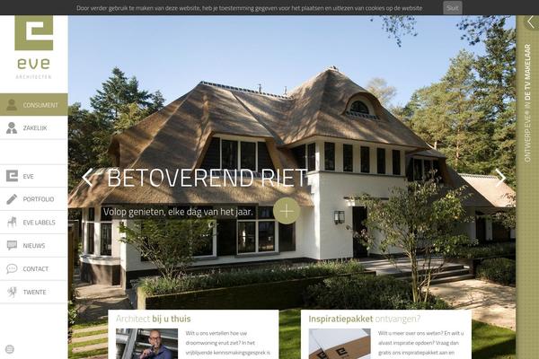 Eve theme site design template sample