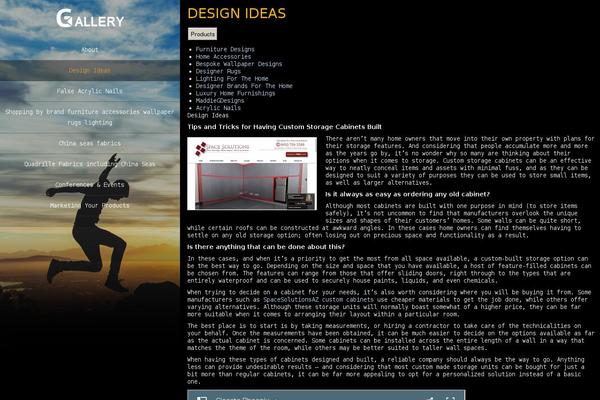 Portfolio-gallery theme site design template sample