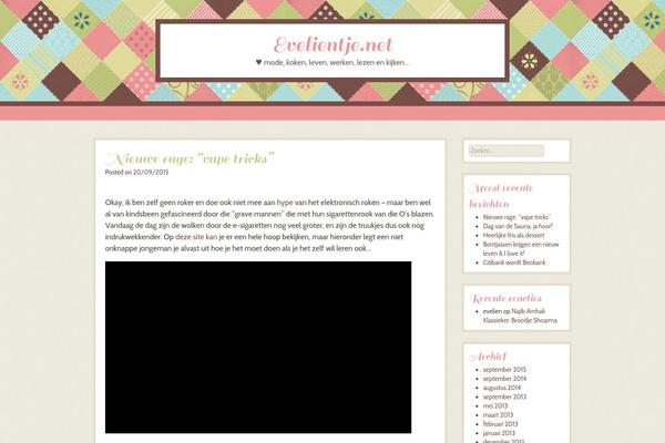 Patchwork theme site design template sample