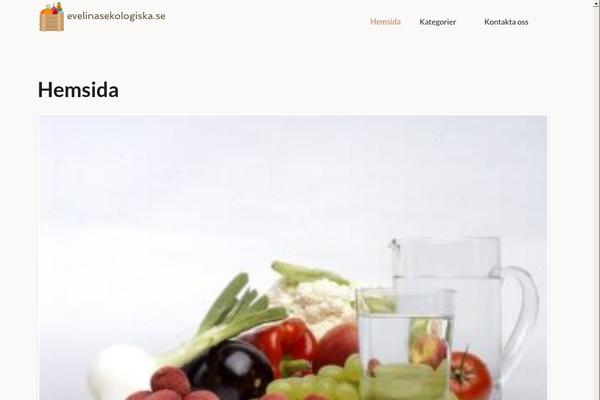 Blogjr theme site design template sample