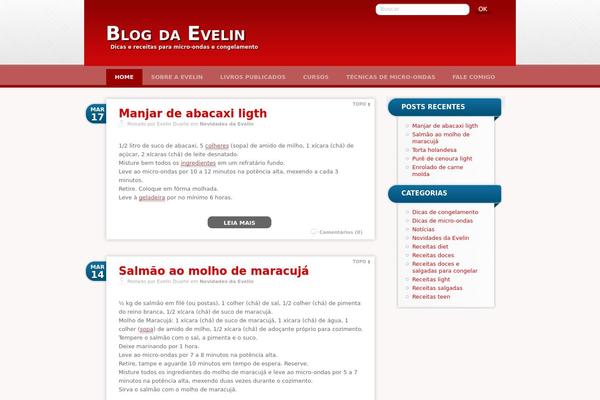 RedBel theme site design template sample