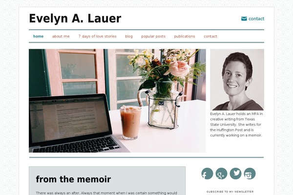 Duster theme site design template sample