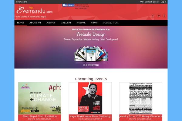 evemandu.com site used News Mix Light