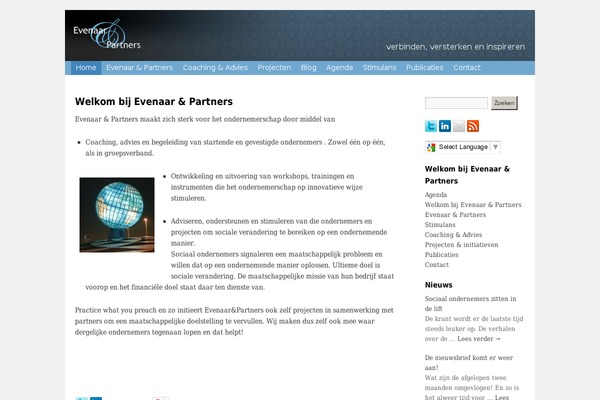 evenaarenpartners.net site used Enfold