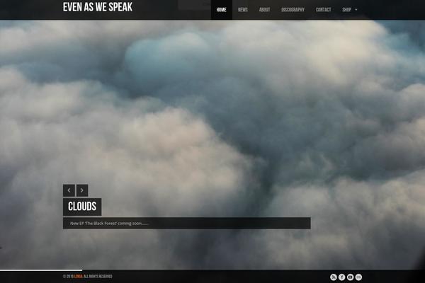Lensa theme site design template sample
