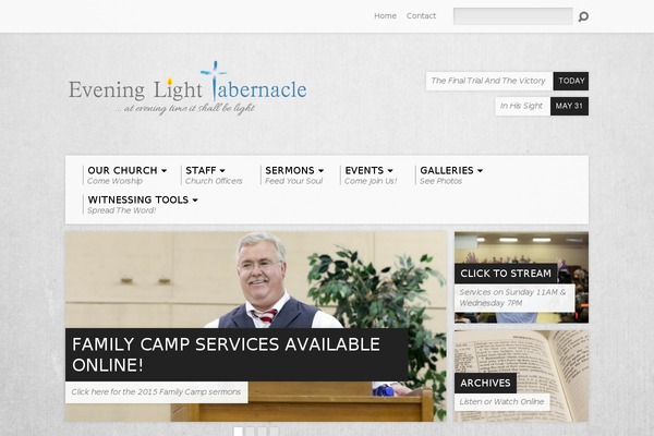 Resurrect theme site design template sample