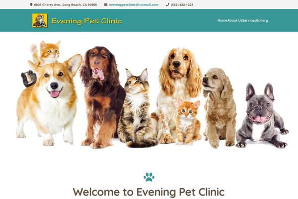 eveningpetclinic.com site used Woof