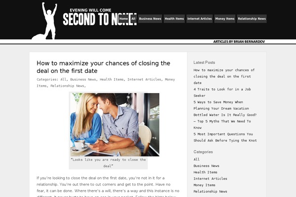 eveningwillcome.com site used Faber