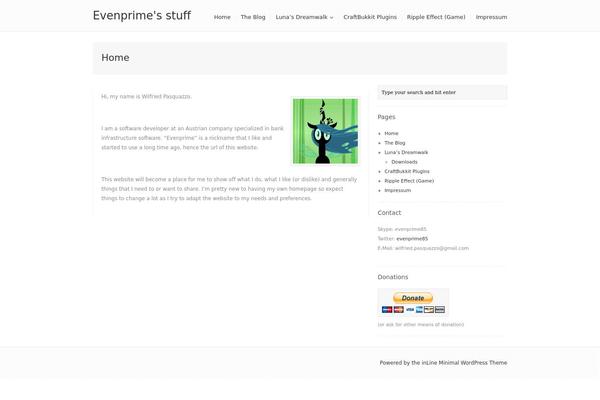 evenprime.at site used inLine