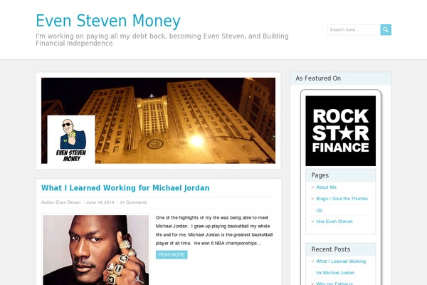 WordPress website example screenshot