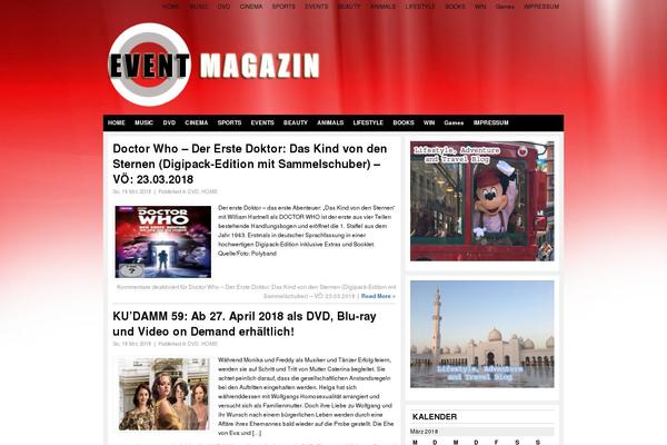Star Blog theme site design template sample