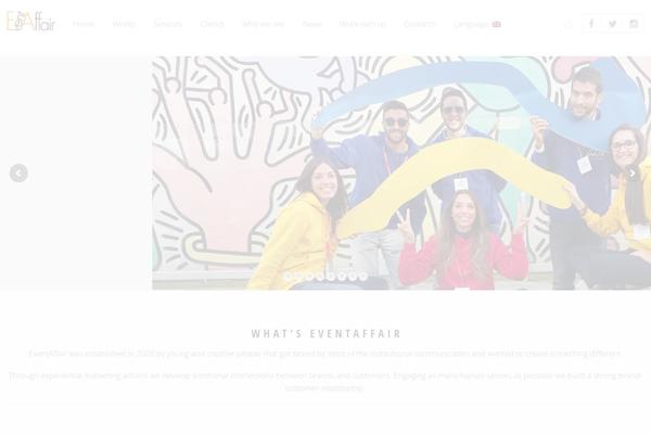 Choco theme site design template sample