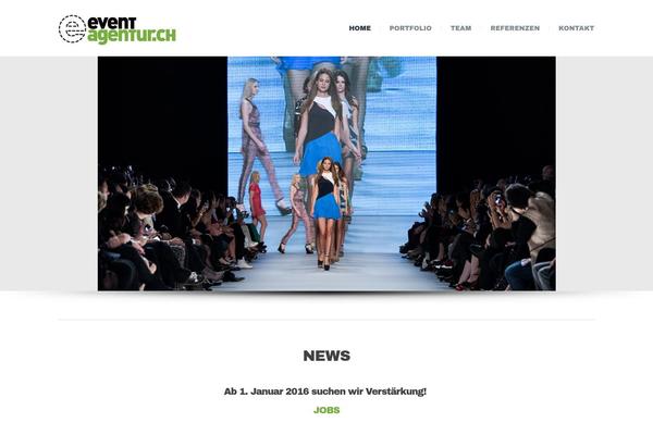 Klaus theme site design template sample