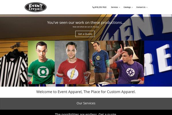Haze theme site design template sample