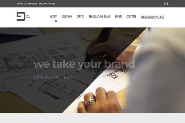 The-core-child theme site design template sample