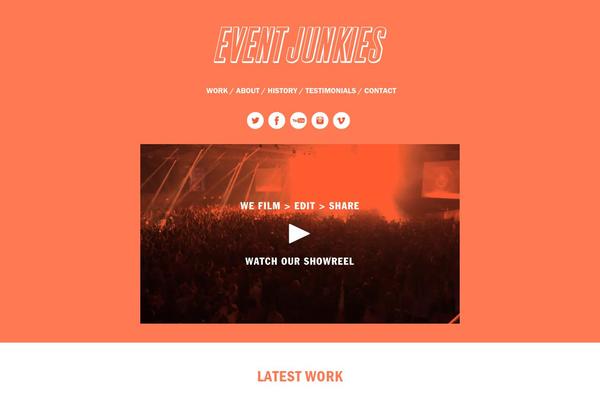 eventjunkies.ie site used Synch