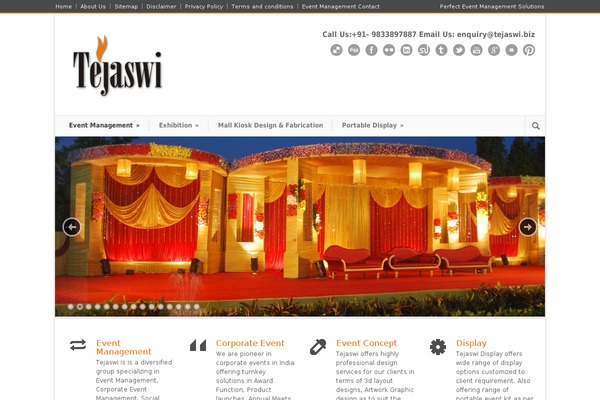 Modernize theme site design template sample