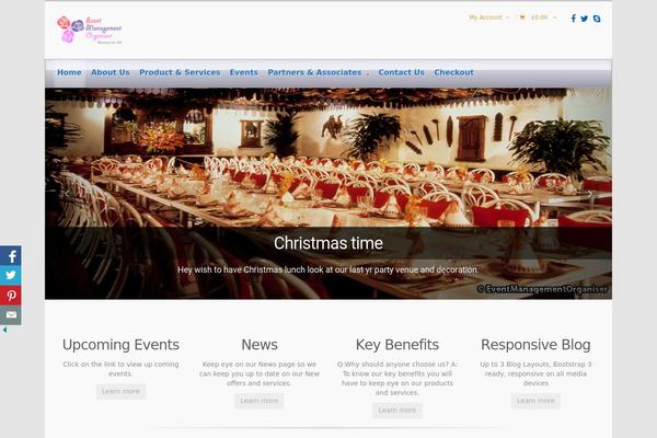 Evolve Plus theme site design template sample