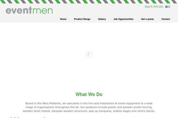 eventmen.co.uk site used Event-men