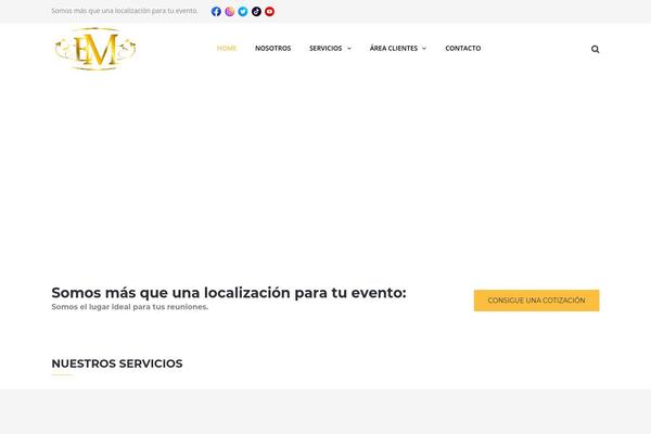 Thebuilt-child theme site design template sample