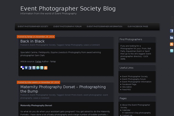 Parament theme site design template sample