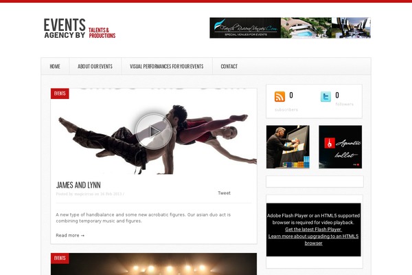 Ares theme site design template sample