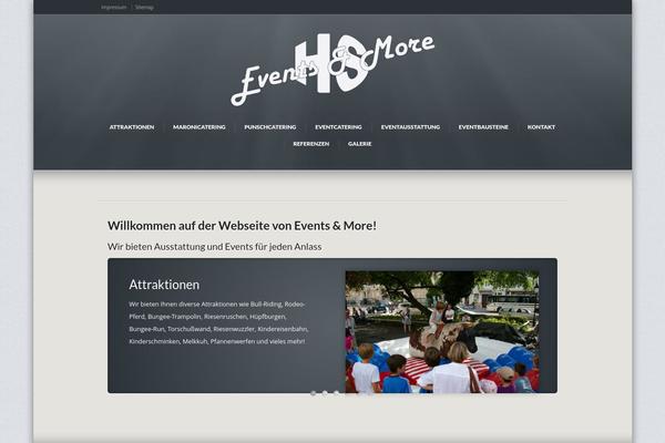Em theme site design template sample