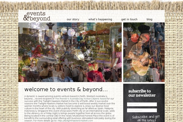 eventsandbeyond.com.au site used Om4