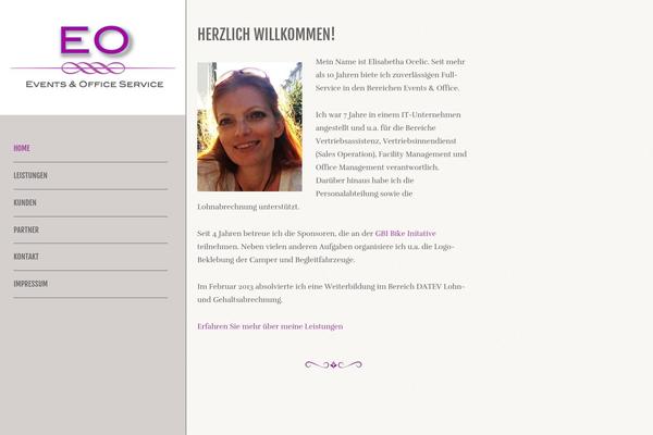 Stitch theme site design template sample