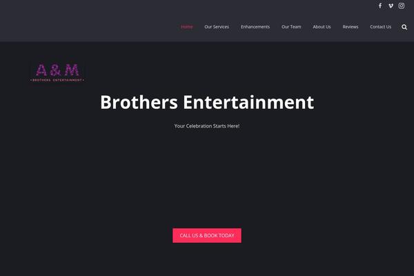 Impreza theme site design template sample