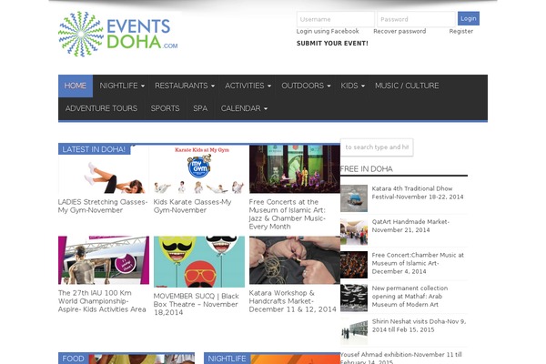 Lalita theme site design template sample