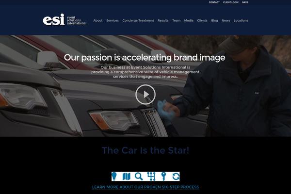 Esi theme site design template sample