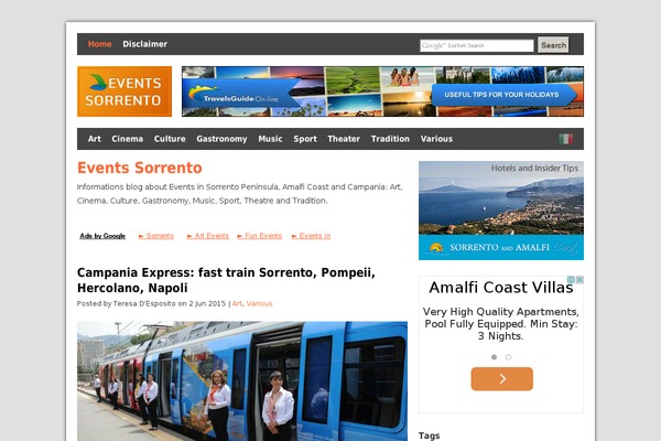 Maestro theme site design template sample