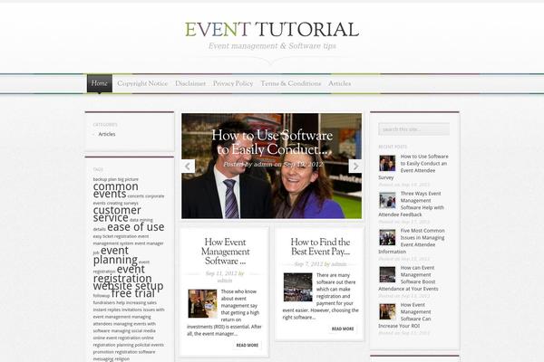 eventtutorial.com site used Magnificent