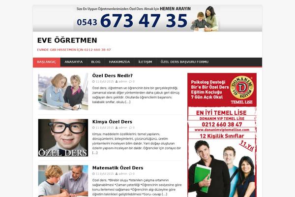 MH Magazine lite theme site design template sample