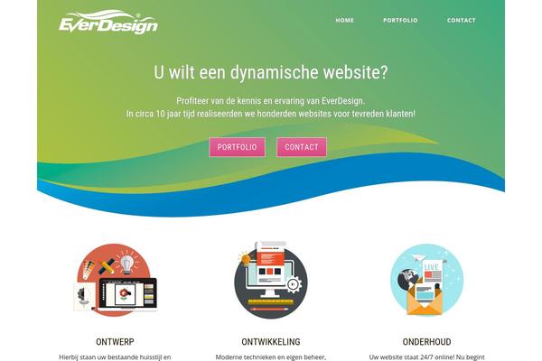 Everdesign theme site design template sample