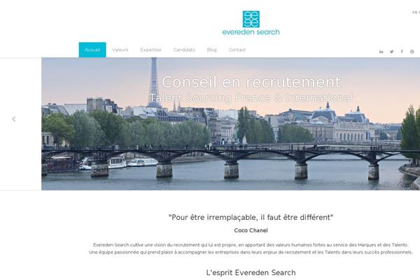 Corsa theme site design template sample
