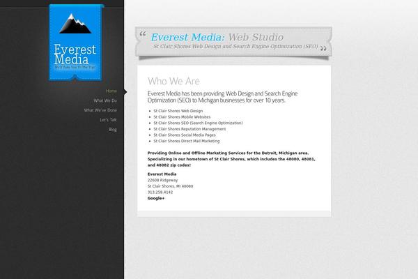 Glider theme site design template sample