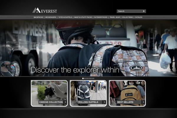 Everest theme site design template sample