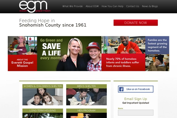 everettgospelmission.org site used Egm