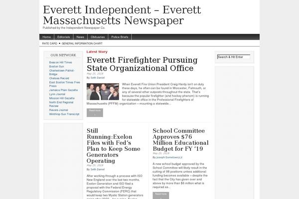 Magazine Basic theme site design template sample