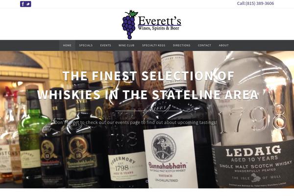 Nirvana theme site design template sample