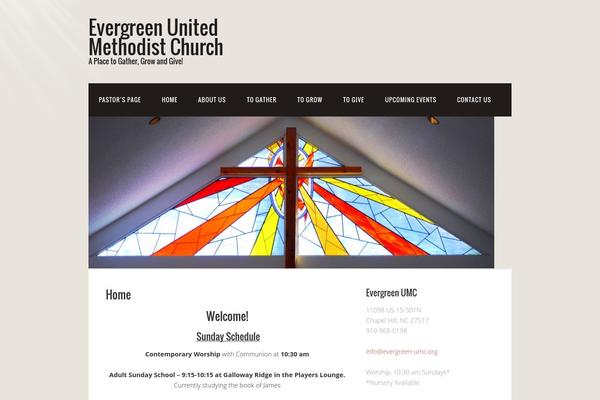 Church theme site design template sample